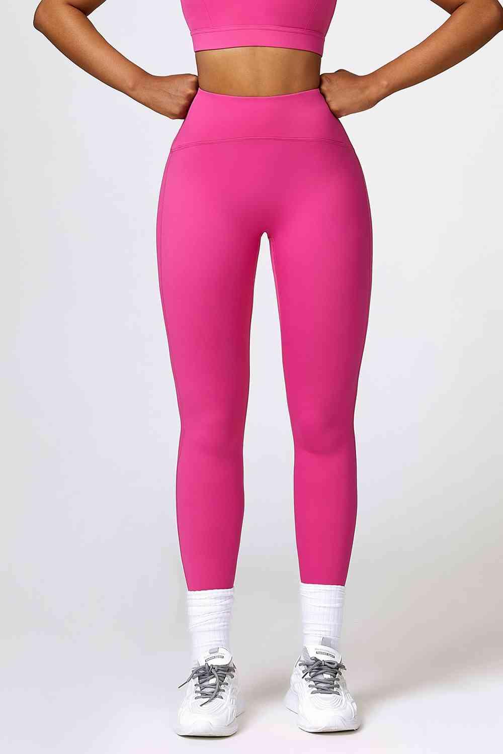 Breathable Wide Waistband Active Leggings - Immenzive
