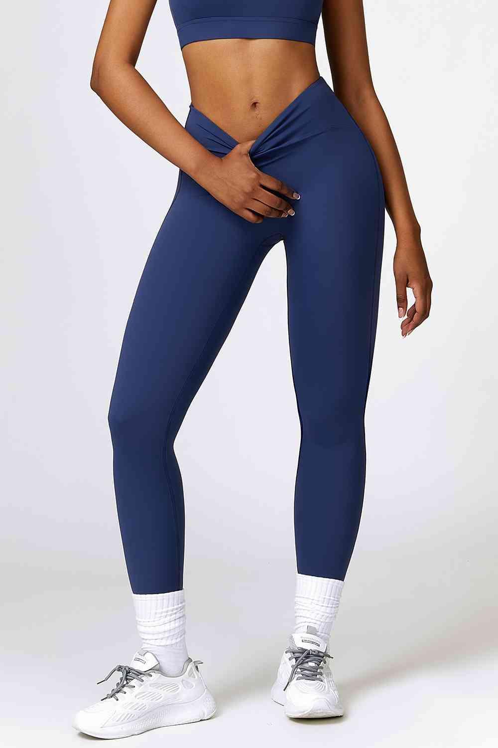 Breathable Wide Waistband Active Leggings - Immenzive