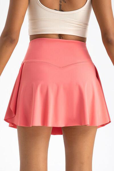 High Waist Active Skirt with Pockets - Immenzive