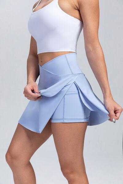 High Waist Active Skirt with Pockets - Immenzive