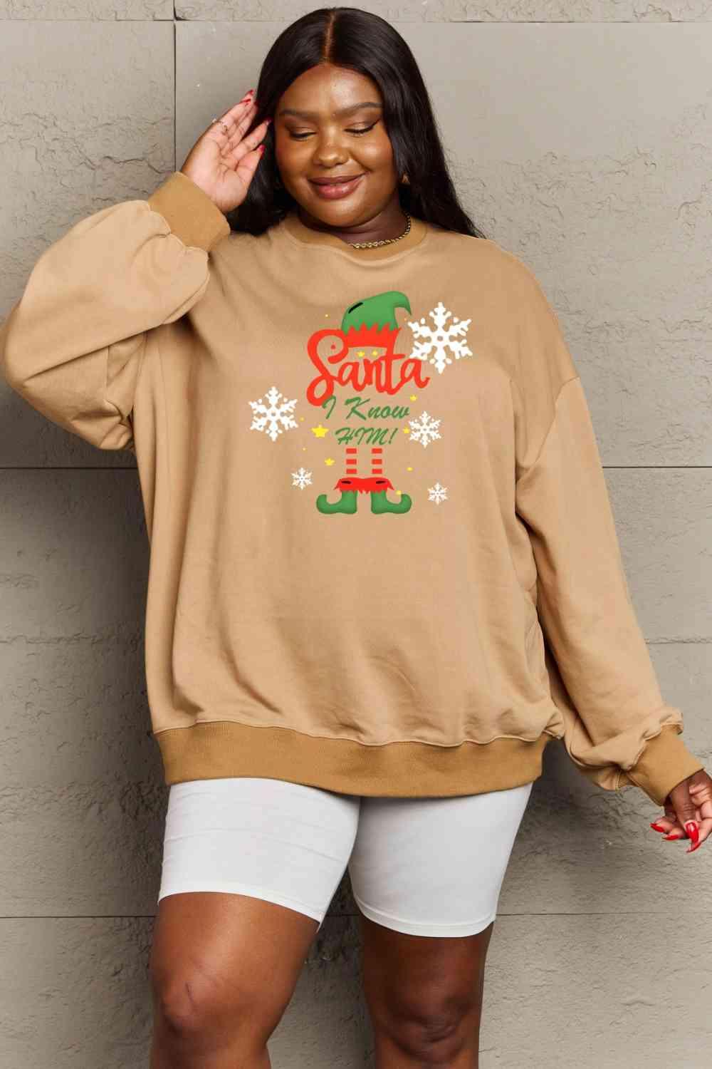 Simply Love Full Size Graphic Round Neck Sweatshirt - Immenzive