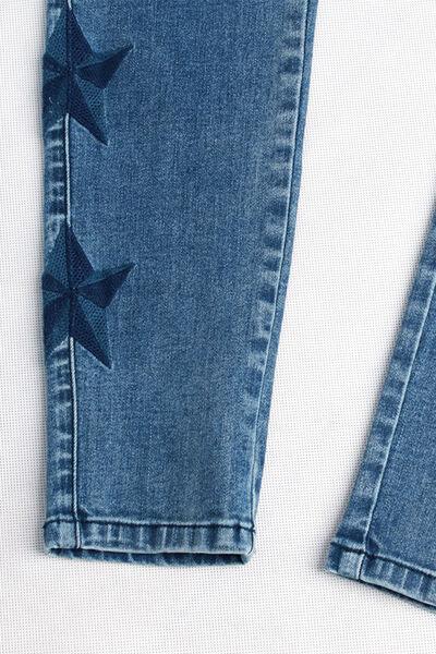 Star Pattern Skinny Jeans - Immenzive