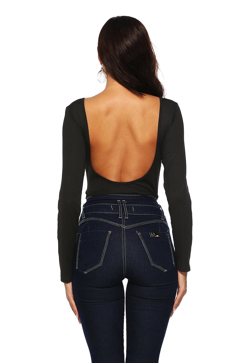 Button Detail Bodysuit - Immenzive