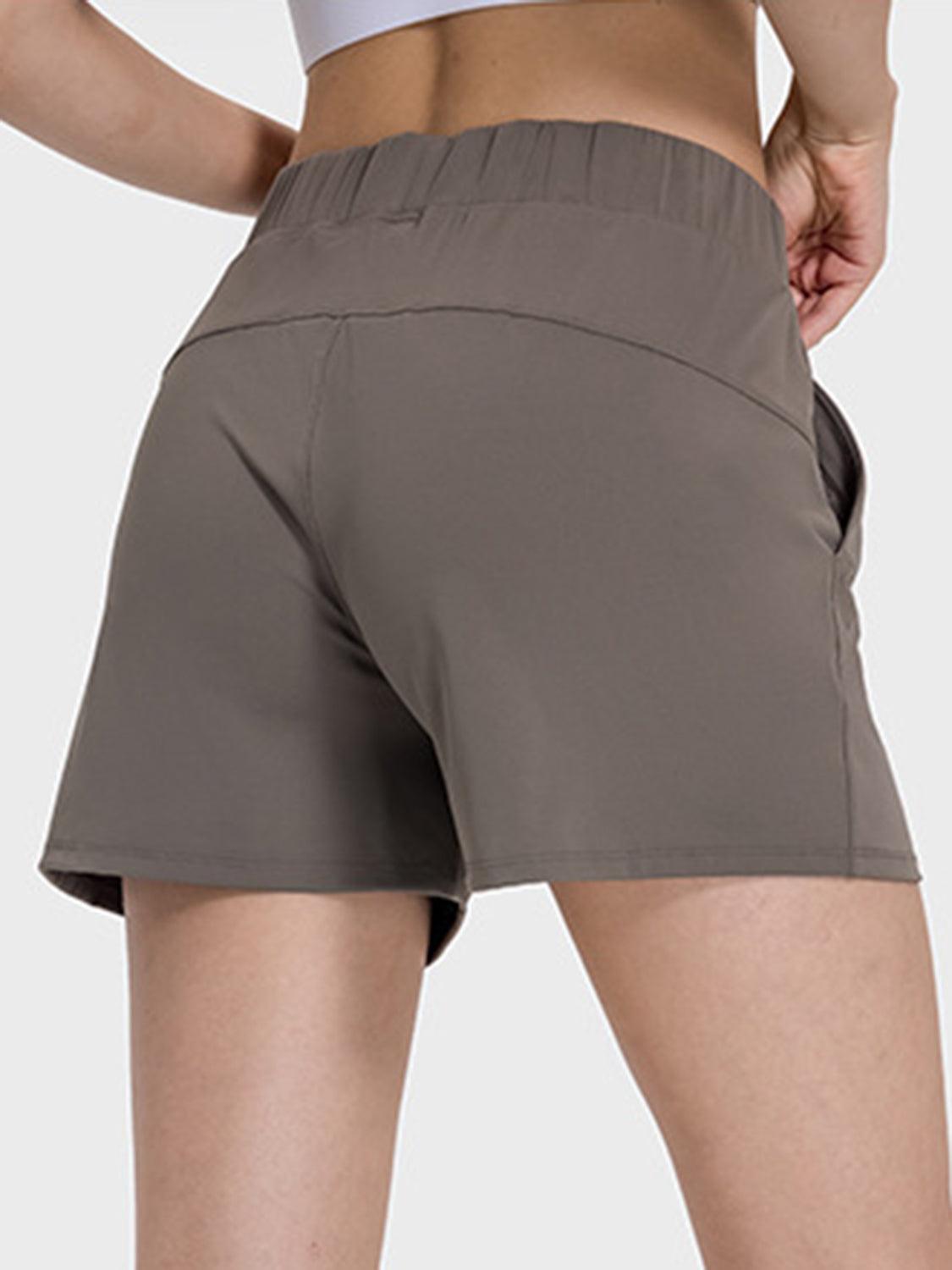 Elastic Waist Active Shorts - Immenzive