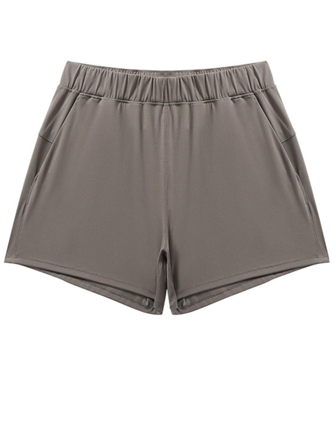 Elastic Waist Active Shorts - Immenzive