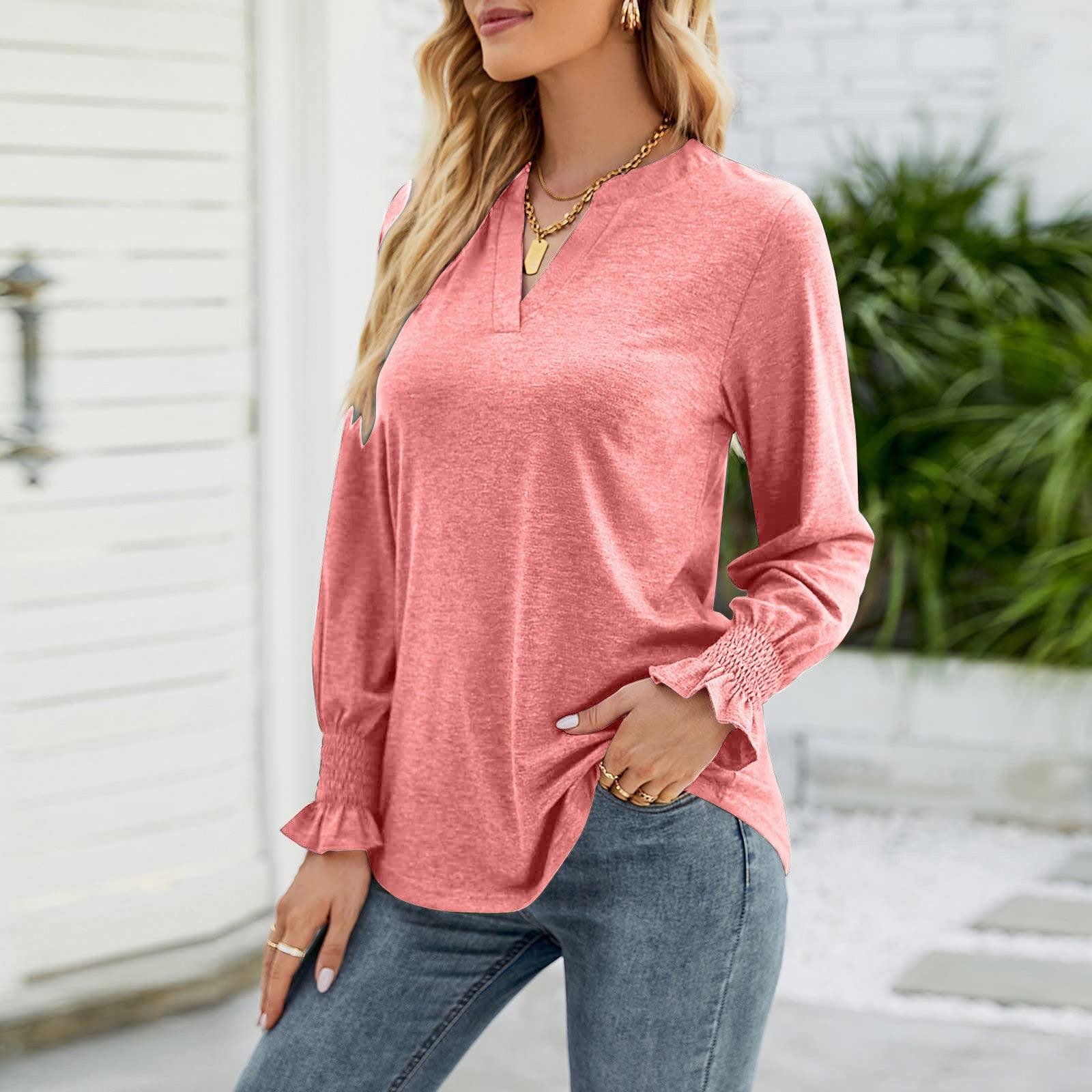 Full Size Notched Long Sleeve T-Shirt - Immenzive