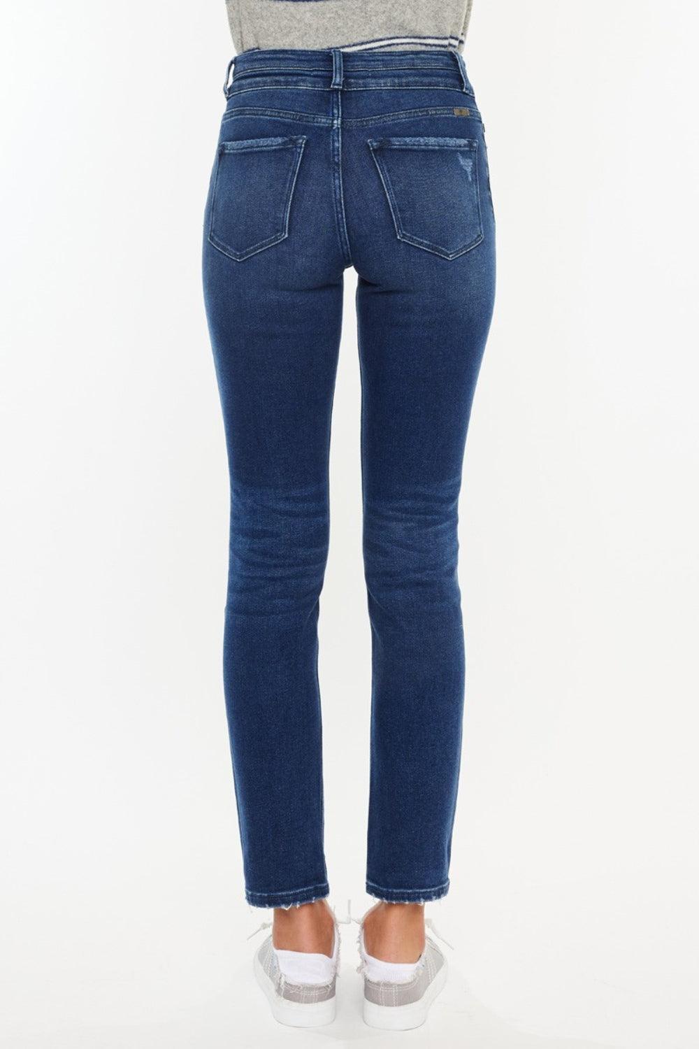 Kancan High Rise Slim Straight Jeans - Immenzive