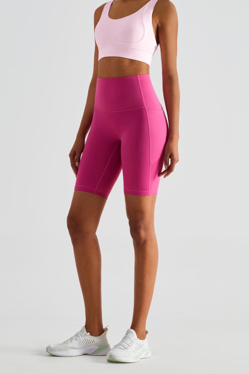 pocketed-high-waist-active-shorts-1 - Immenzive