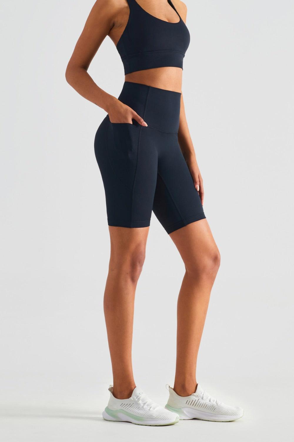 pocketed-high-waist-active-shorts-1 - Immenzive