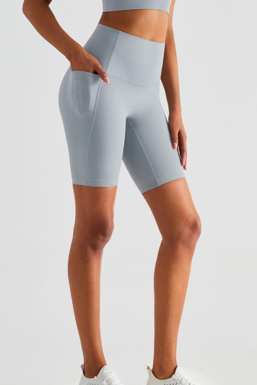 pocketed-high-waist-active-shorts-1 - Immenzive