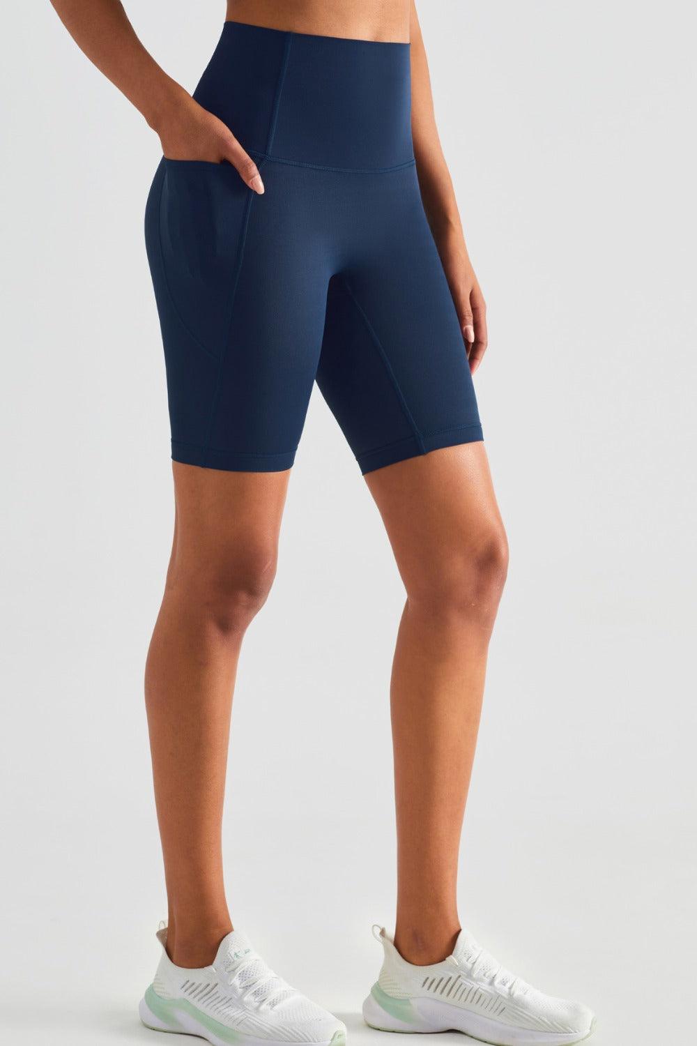 pocketed-high-waist-active-shorts-1 - Immenzive