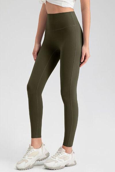 High Waist Skinny Active Pants - Immenzive