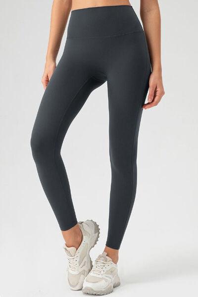 High Waist Skinny Active Pants - Immenzive