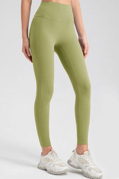 High Waist Skinny Active Pants - Immenzive