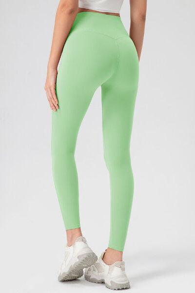 High Waist Skinny Active Pants - Immenzive