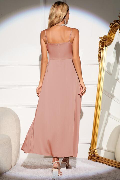 Spaghetti Strap Maxi Dress - Immenzive