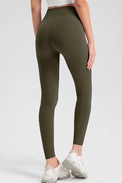 High Waist Skinny Active Pants - Immenzive