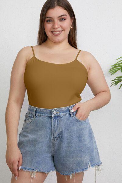 Basic Bae Full Size Round Neck Slim Cami - Immenzive