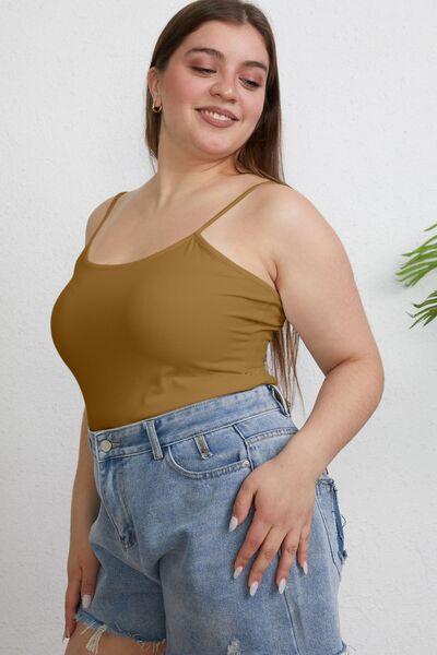 Basic Bae Full Size Round Neck Slim Cami - Immenzive