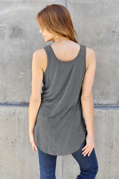 Basic Bae Full Size Round Neck Tank - Immenzive