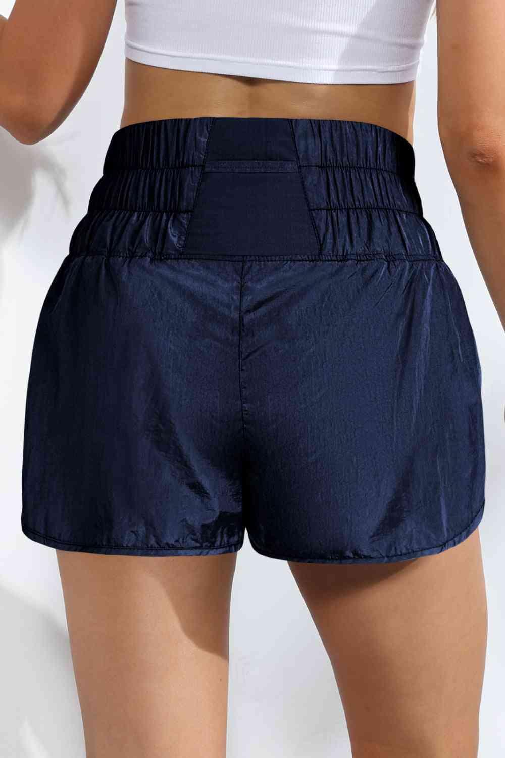 Breathable Smocked Sports Shorts - Immenzive