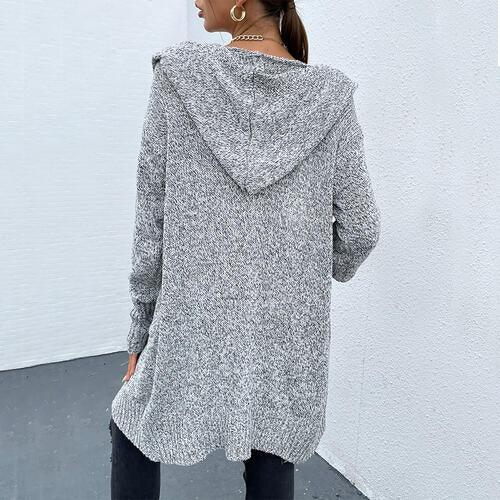 Button Front Cardigan with Pockets - Immenzive