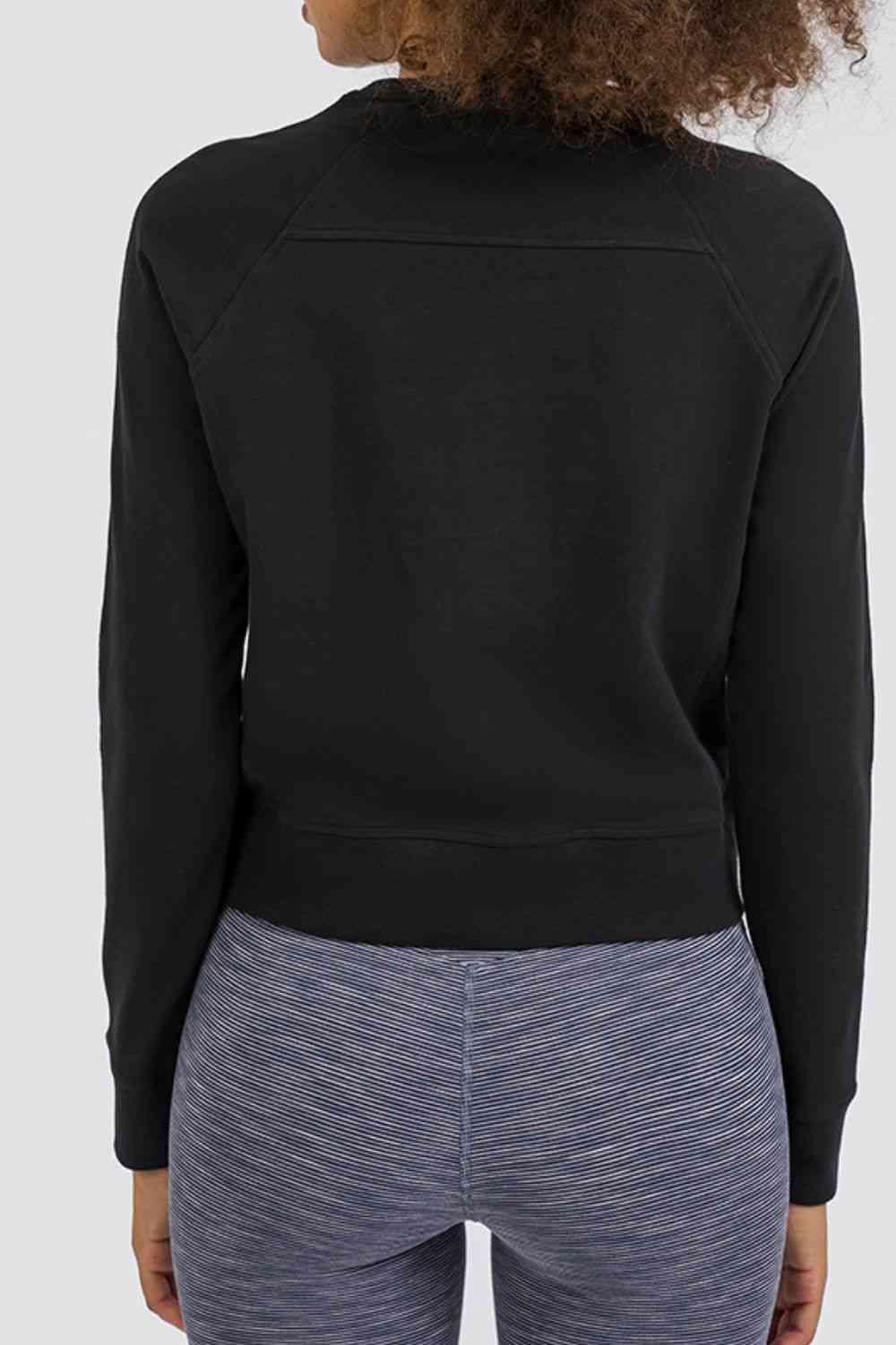 Cozy and Fabulous Raglan Sleeve Sports Top - Immenzive