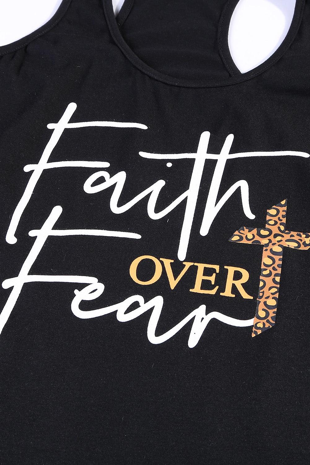 Cross Faith Over Fear Tank - Immenzive
