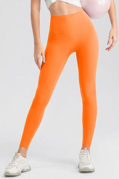 High Waist Skinny Active Pants - Immenzive