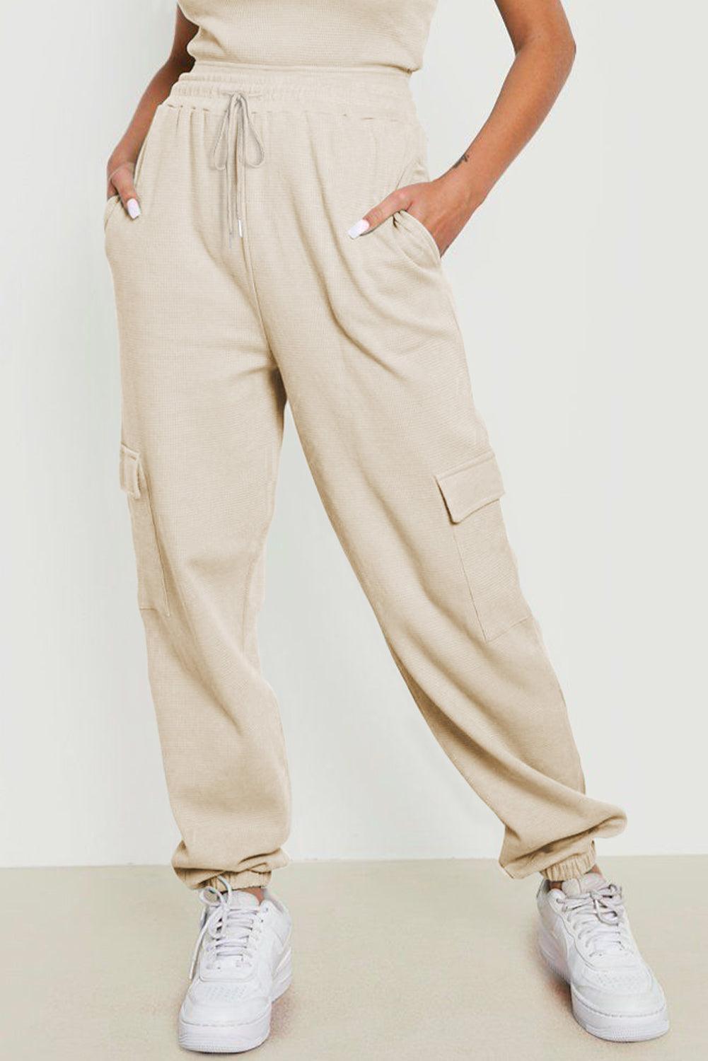 Drawstring Joggers with Pockets - Immenzive