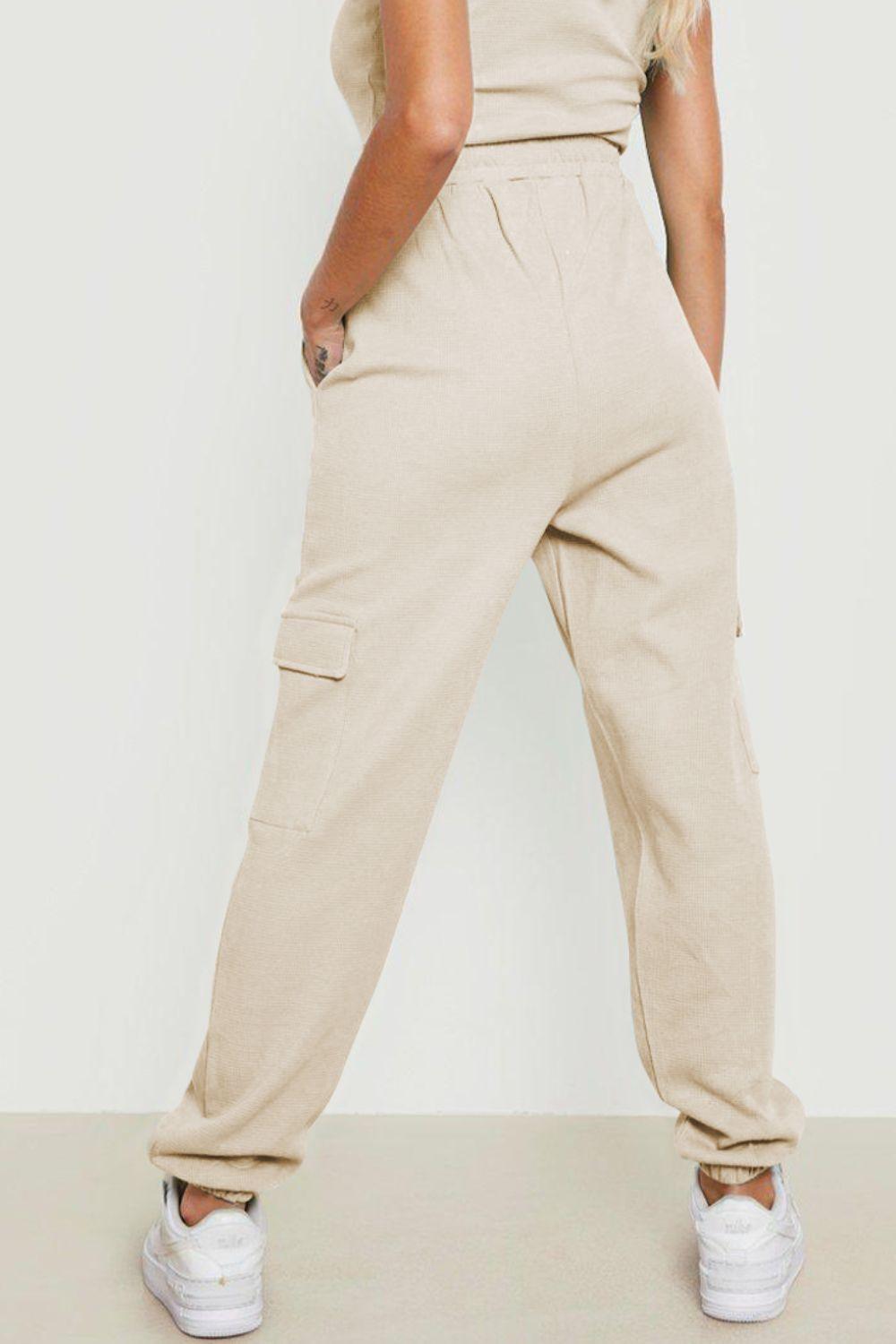 Drawstring Joggers with Pockets - Immenzive