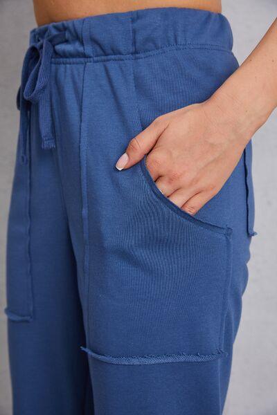 Drawstring Joggers with Pockets - Immenzive