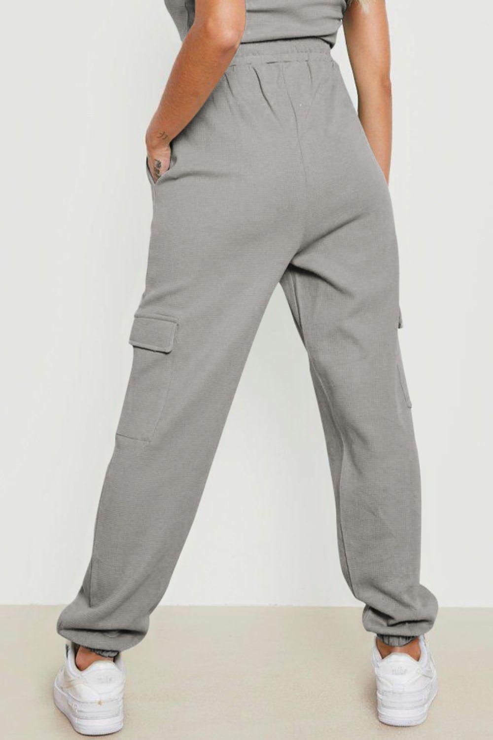 Drawstring Joggers with Pockets - Immenzive