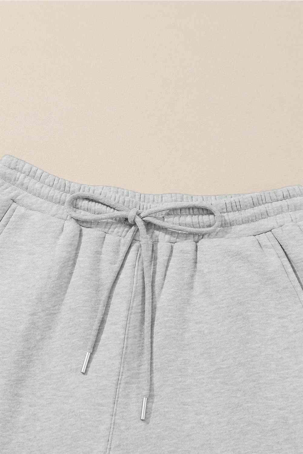 Drawstring Straight Pants with Pockets - Immenzive