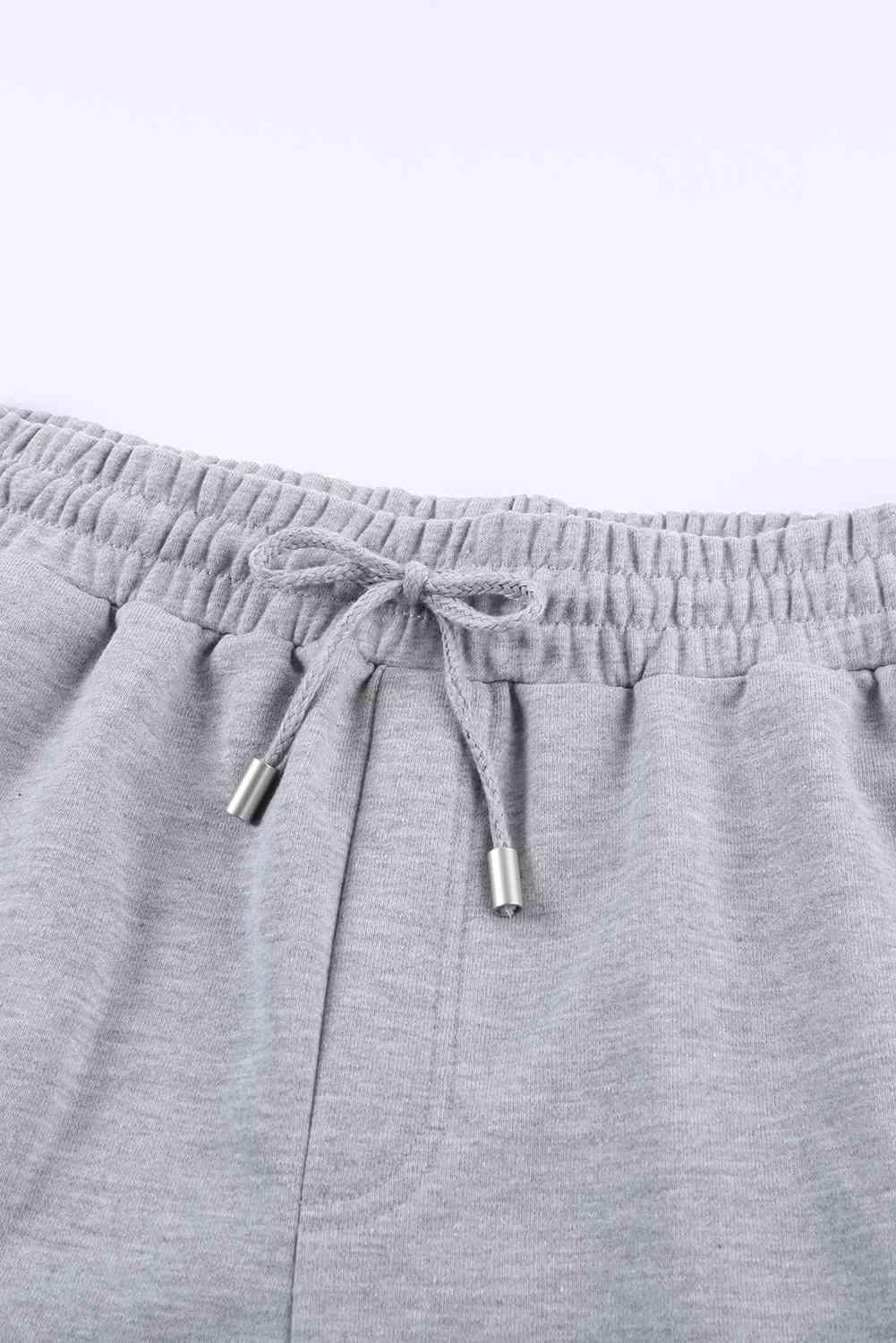 Drawstring Waist Cuffed Shorts - Immenzive