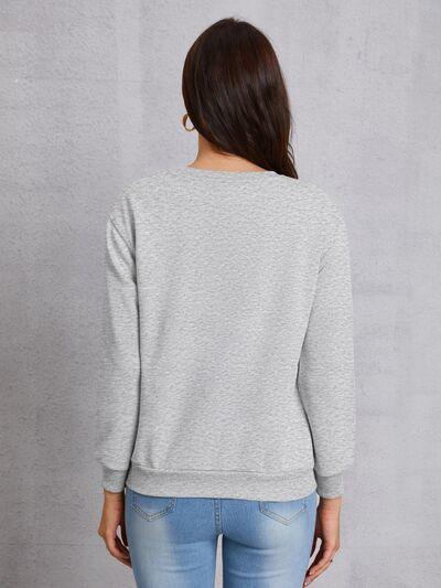 EASTER Graphic Round Neck Sweatshirt - Immenzive