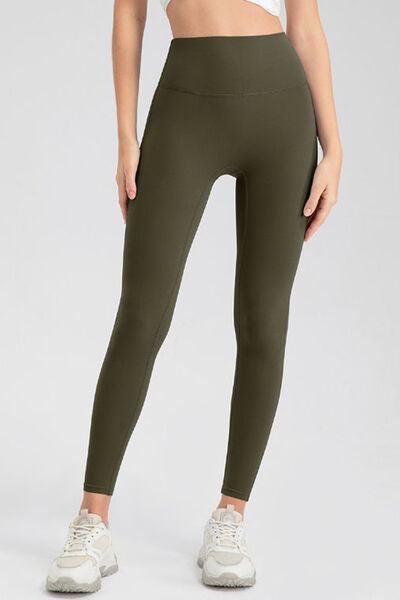 High Waist Skinny Active Pants - Immenzive