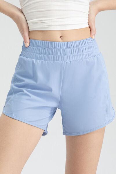 Elastic Waist Active Shorts - Immenzive