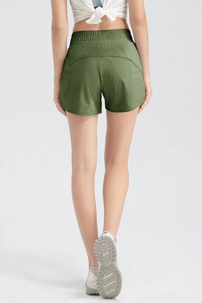 Elastic Waist Active Shorts - Immenzive