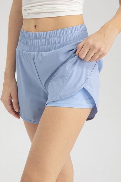 Elastic Waist Active Shorts - Immenzive