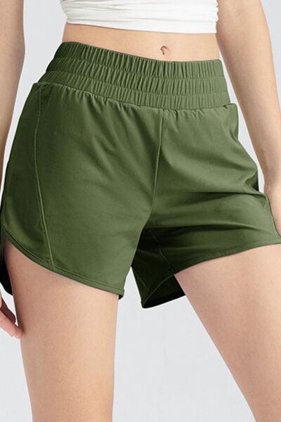 Elastic Waist Active Shorts - Immenzive