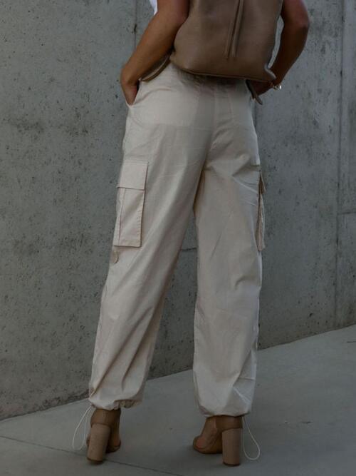 Drawstring Pants with Pockets - Immenzive
