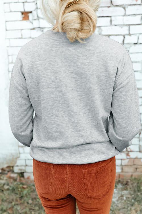 GOBBLE GOBBLE Graphic Long Sleeve Sweater - Immenzive
