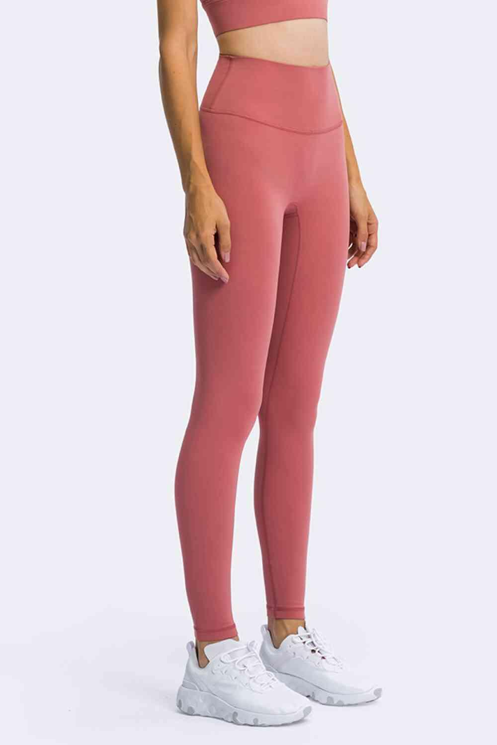 High Rise Ankle Length Yoga Leggings - Immenzive