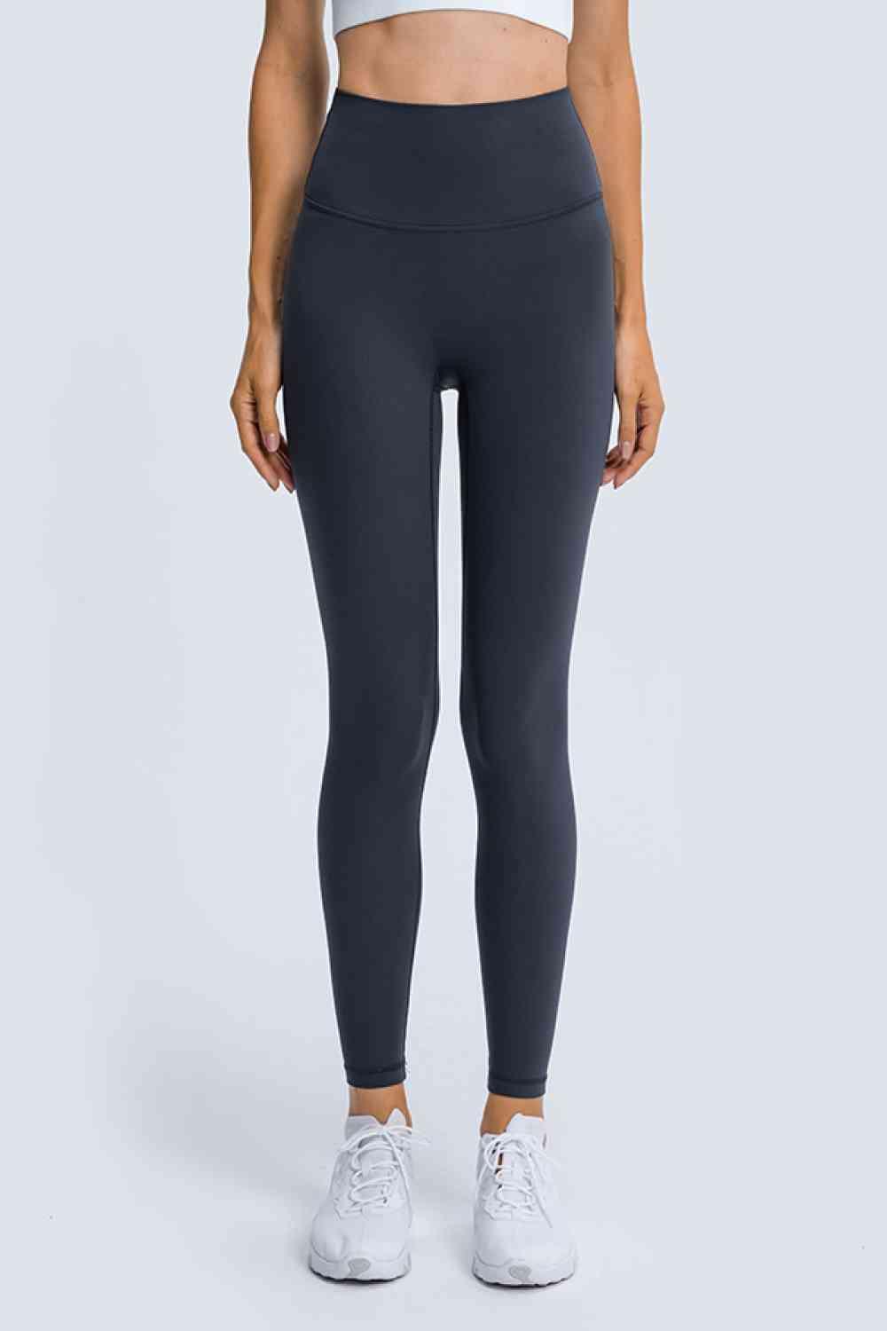 High Rise Ankle Length Yoga Leggings - Immenzive