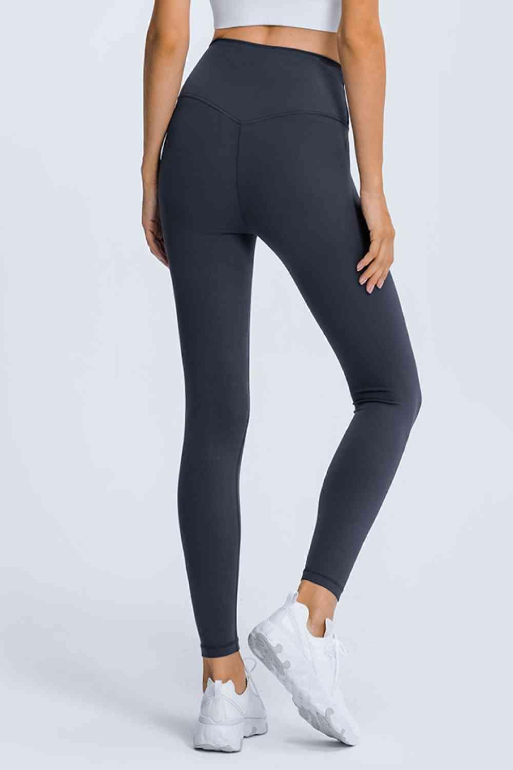 High Rise Ankle Length Yoga Leggings - Immenzive