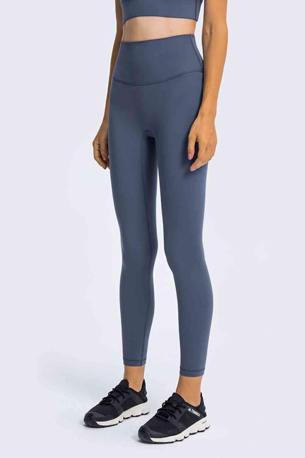 High Rise Ankle Length Yoga Leggings - Immenzive