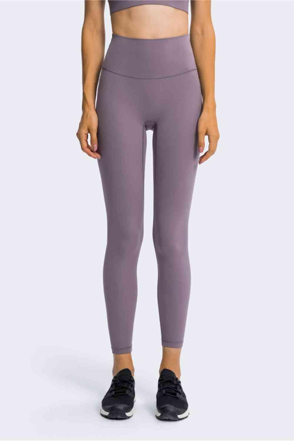 High Rise Ankle Length Yoga Leggings - Immenzive