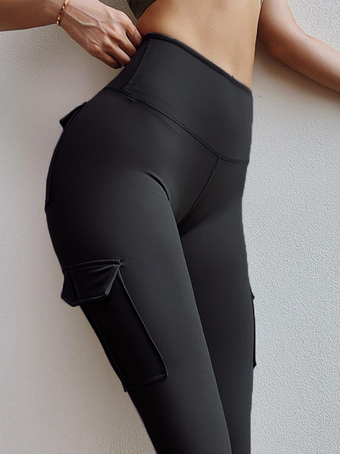 High Waist Active Pants with Pockets - Immenzive