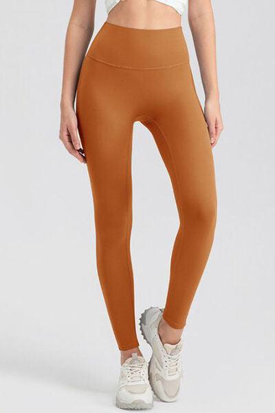 High Waist Skinny Active Pants - Immenzive